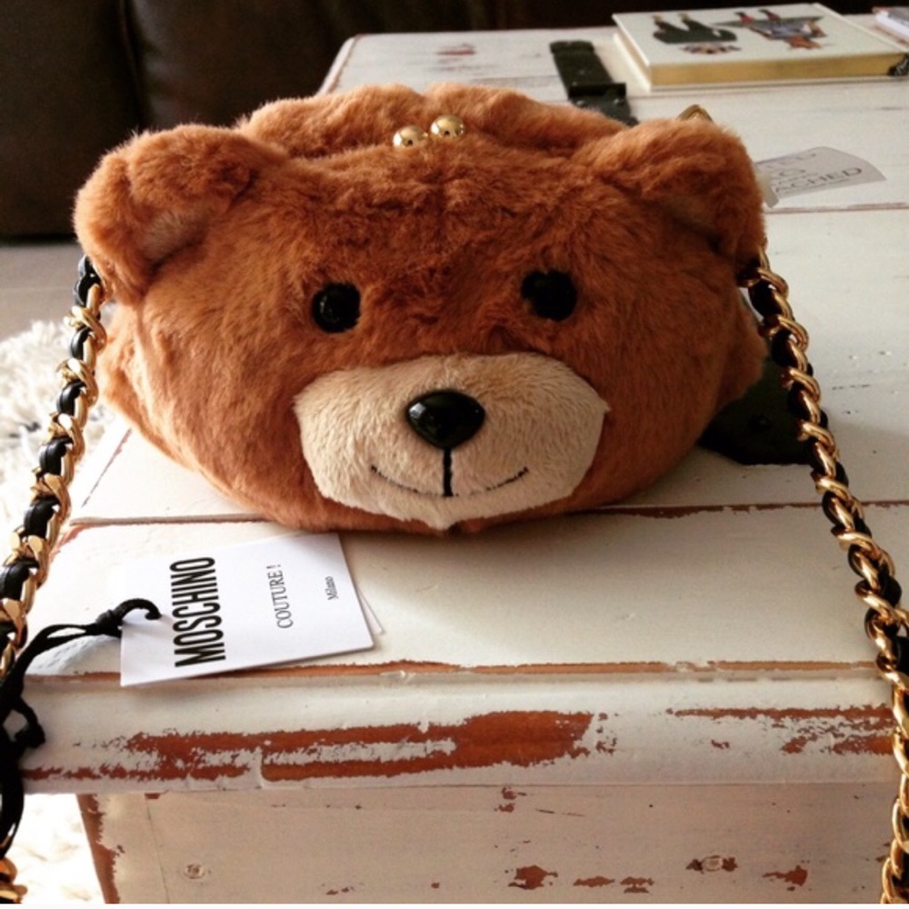 NWOT Limited Edition Moschino Teddy Bear Bag